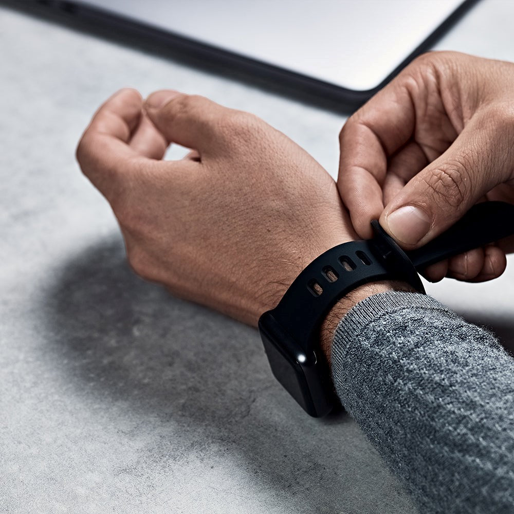 Epico Apple Watch (38/40/SE/41/42mm) Silikone Urrem - Sort