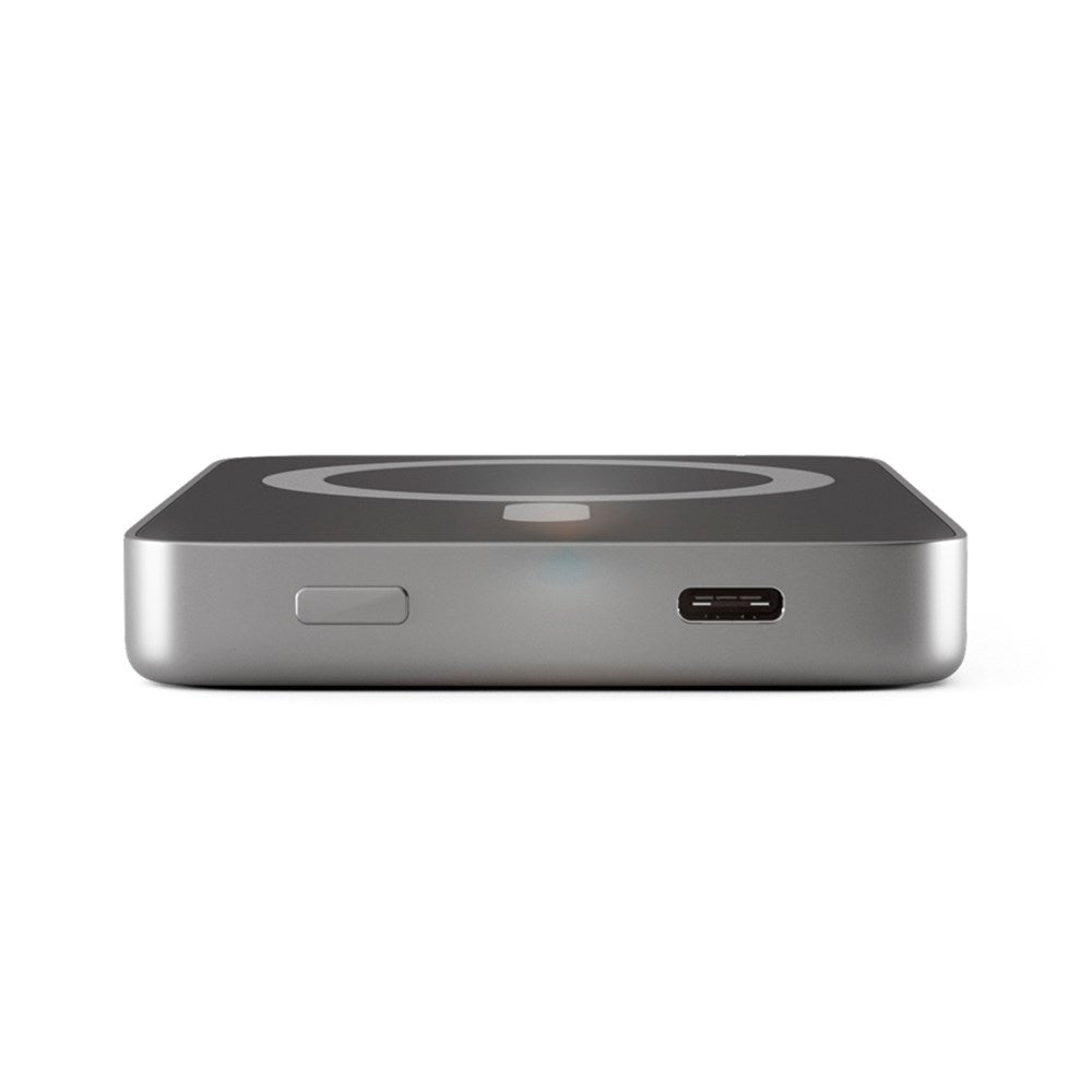 Epico Resolve Mag+ Magnetisk Powerbank 20W PD 5.000 mAh - MagSafe Kompatibel - Space Grey