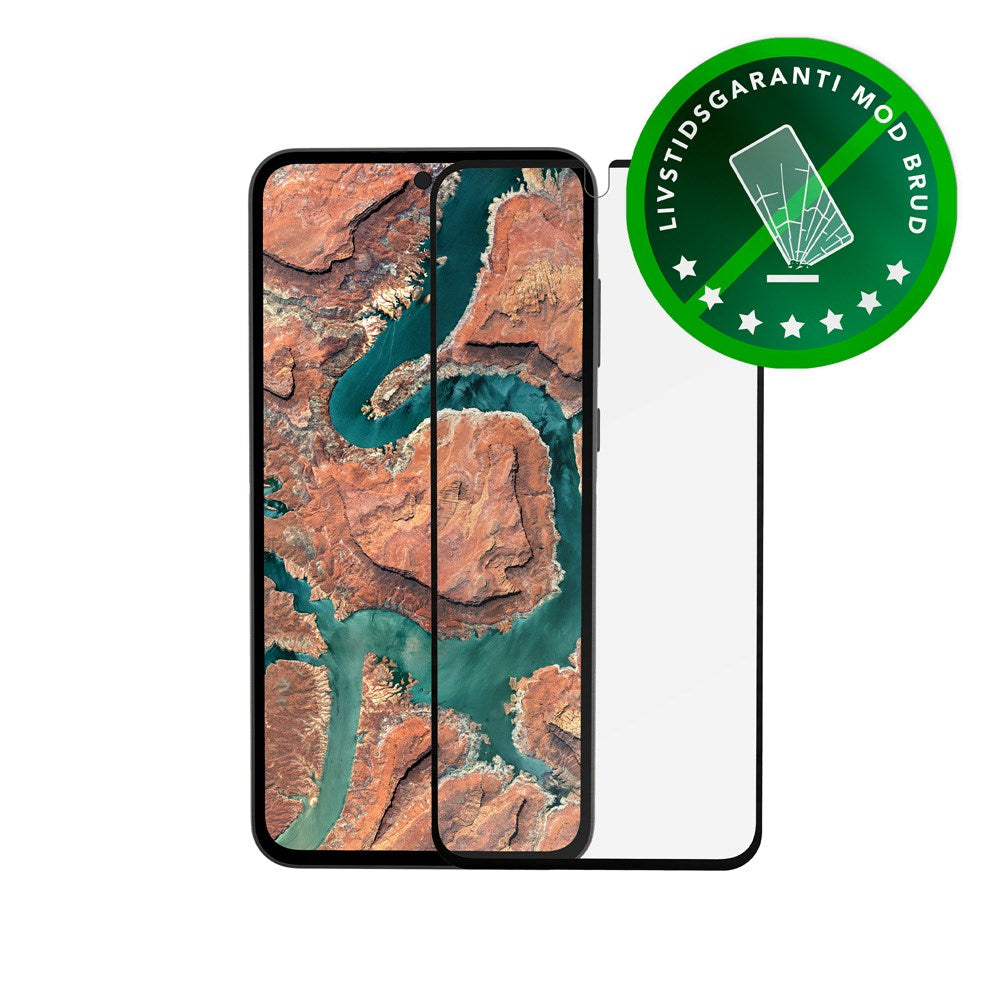 dbramante1928 Samsung Galaxy A35 (5G) Eco-Shield Skærmbeskyttelse m. Installationsramme - Sort Kant