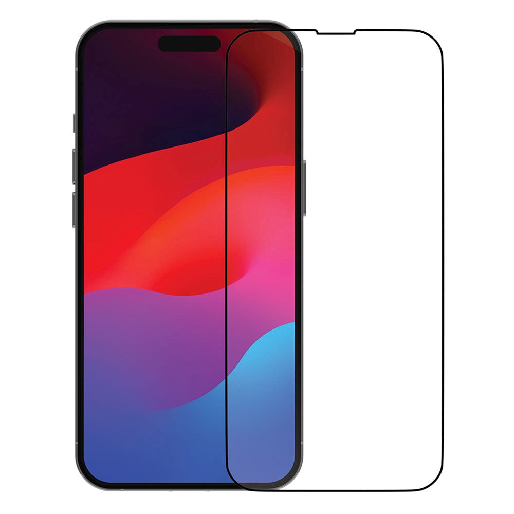 dbramante1928 iPhone 15 Pro Eco-Shield Skærmbeskyttelse m. Installationsramme - Sort Kant