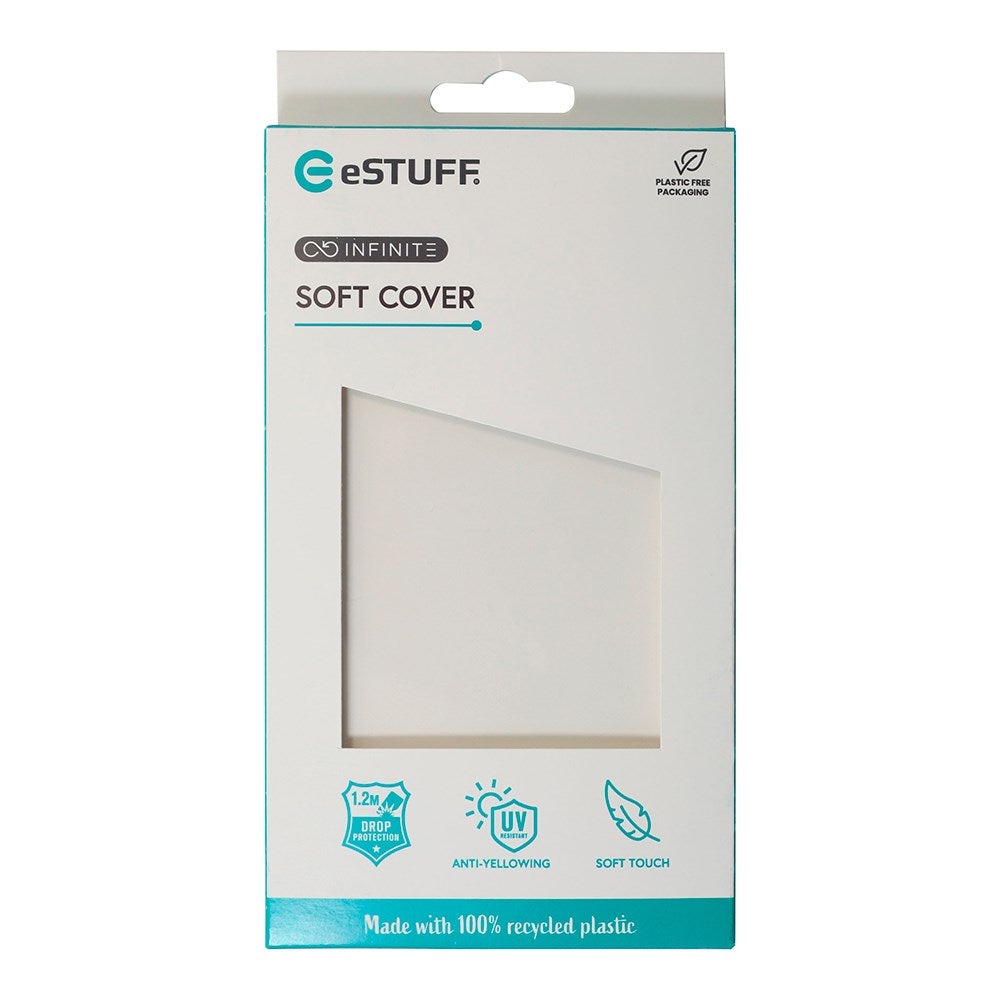 eSTUFF iPhone 16 INFINITE VIENNA Fleksibelt Plastik Mobil Cover - 100% Genbrugsplastik - Gennemsigtig
