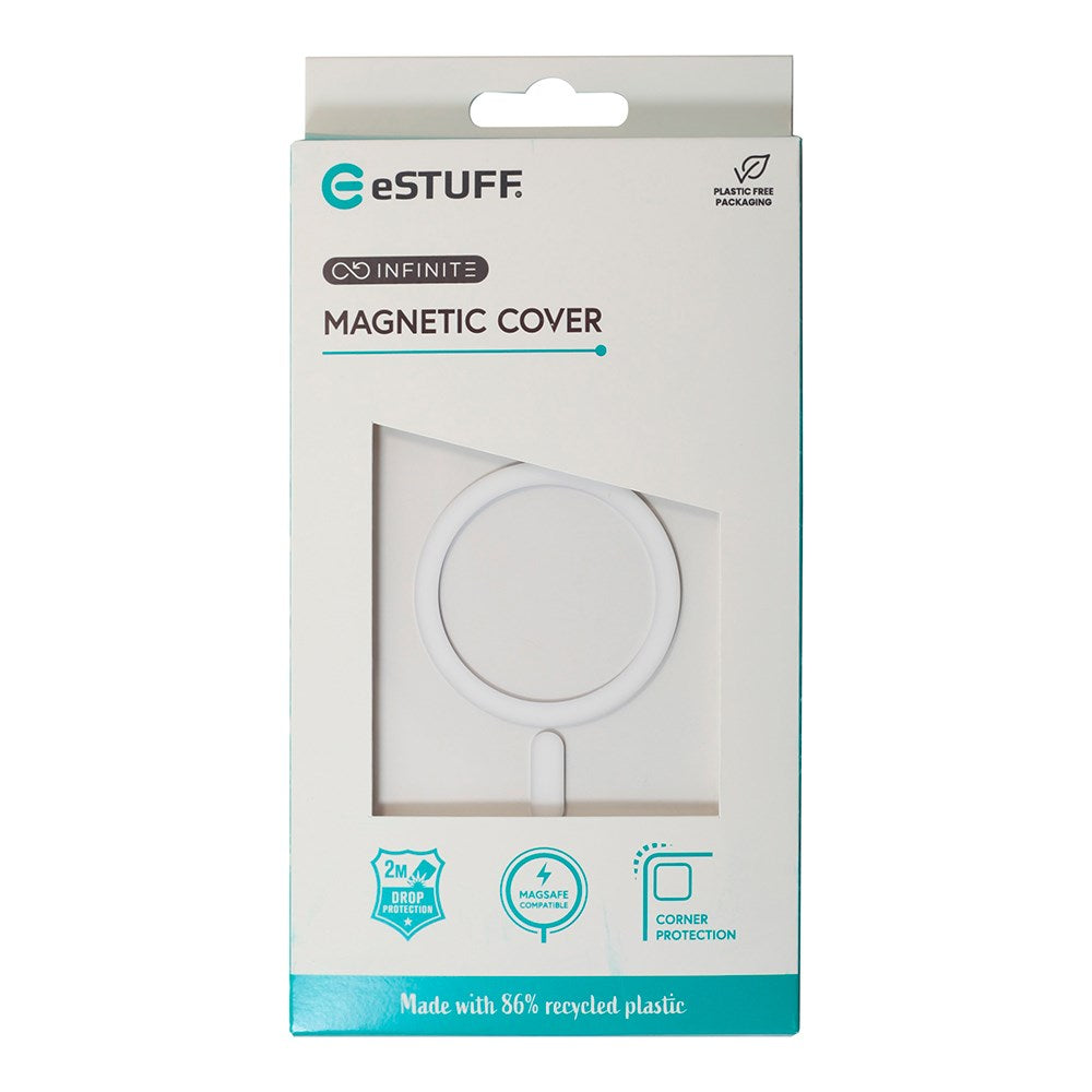 eSTUFF iPhone 16 Plus INFINITE OSLO Hybrid Plastik Mobil Cover - MagSafe Kompatibel - Gennemsigtig