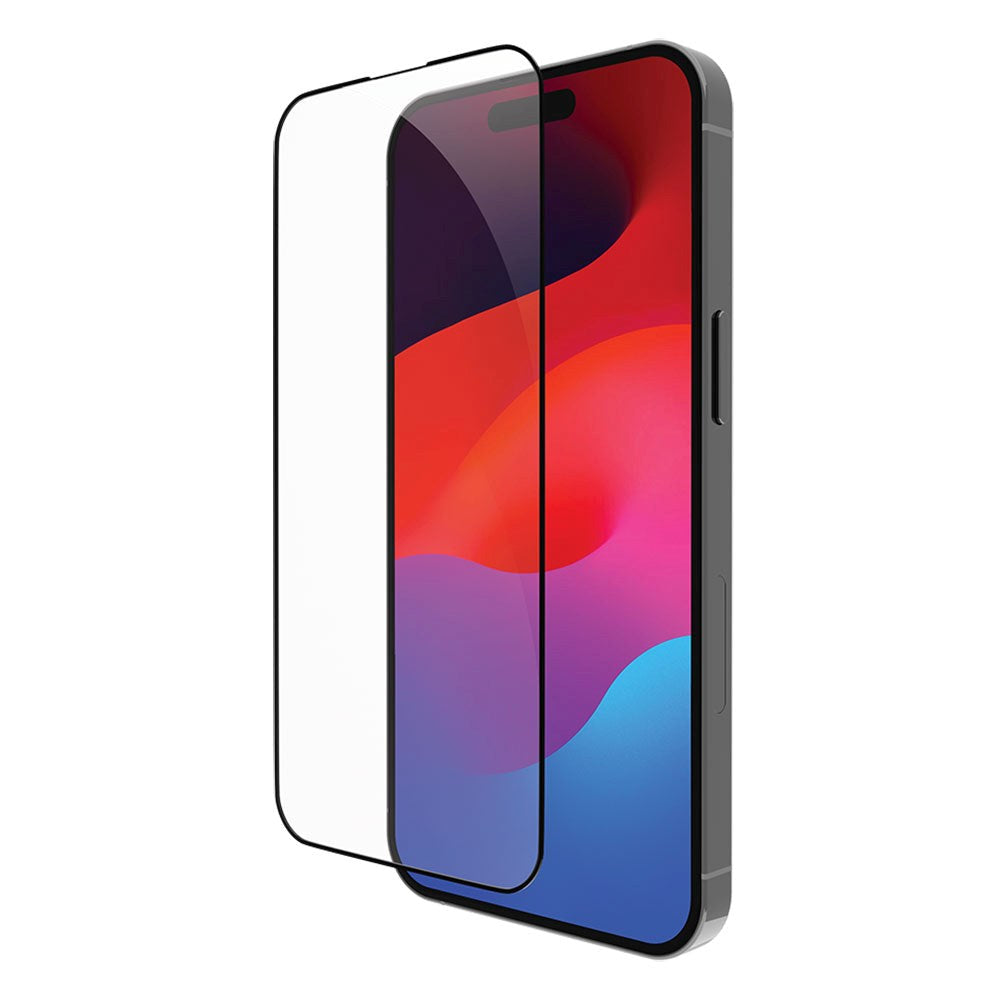 dbramante1928 iPhone 15 Pro Max Eco-Shield Skærmbeskyttelse m. Installationsramme - Sort Kant