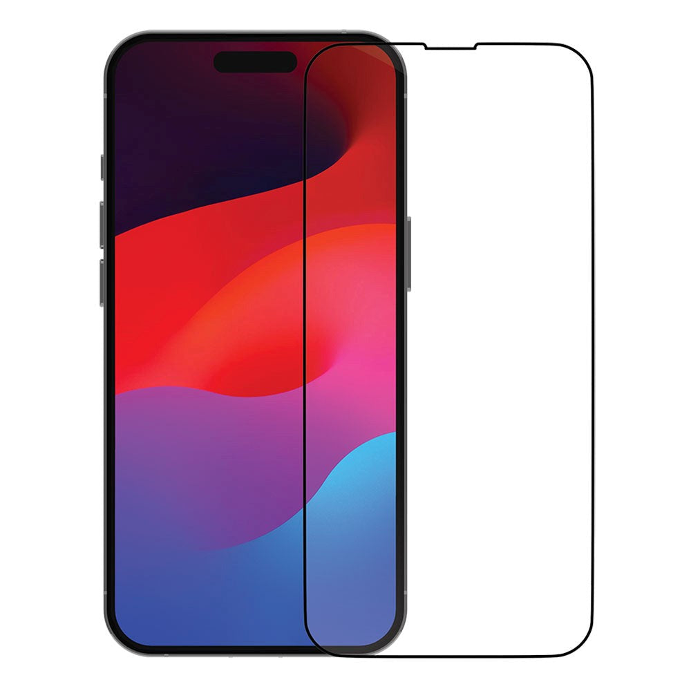 dbramante1928 iPhone 15 Pro Max Eco-Shield Skærmbeskyttelse m. Installationsramme - Sort Kant