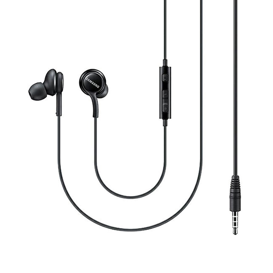 Original Samsung Earphones In-Ear Headset m. Mic & Remote - Sort