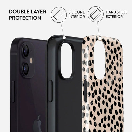 iPhone 12 / 12 Pro Burga Tough Fashion Cover - Almond Latte