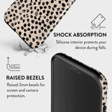 iPhone 12 / 12 Pro Burga Tough Fashion Cover - Almond Latte