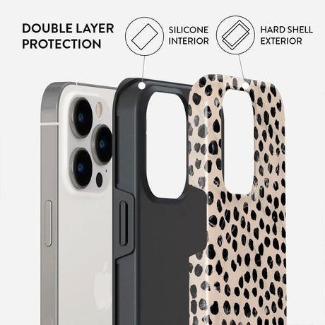 iPhone 13 Pro Burga Tough Fashion Cover - Almond Latte