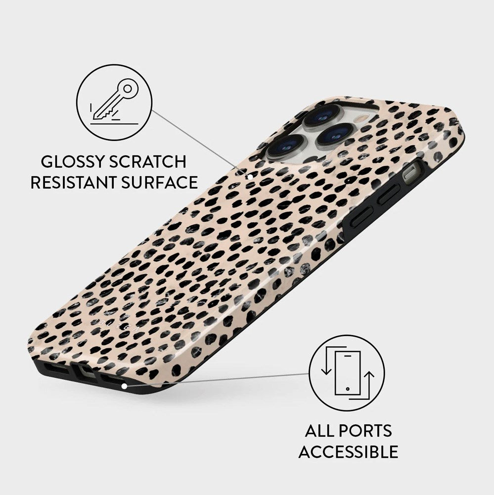 iPhone 14 Pro Burga Tough Fashion Cover - Almond Latte