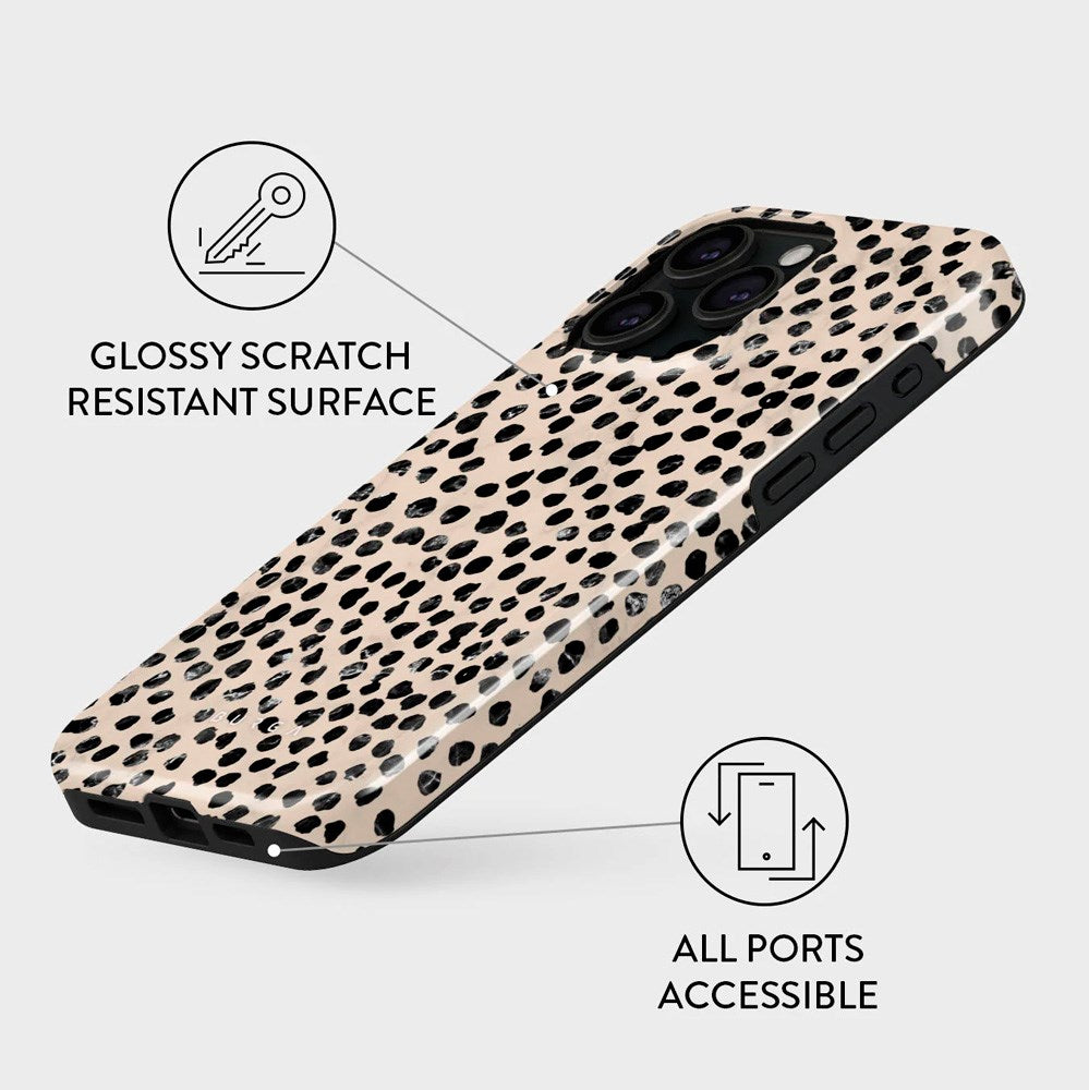 iPhone 15 Pro Burga Tough Fashion Cover - Almond Latte