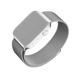 Apple Watch (42/44/SE/45/49mm) - Fixed - Mesh Rem - Sølv