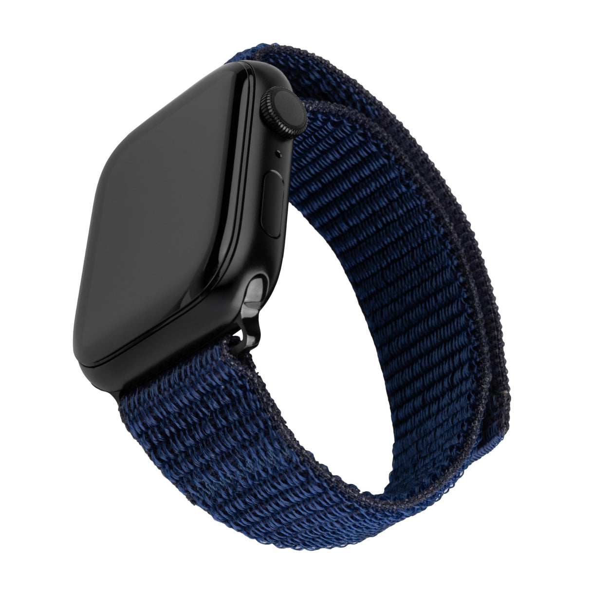 Apple Watch (42/44/SE/45/46/49mm) Fixed Nylon Urrem - Mørkeblå