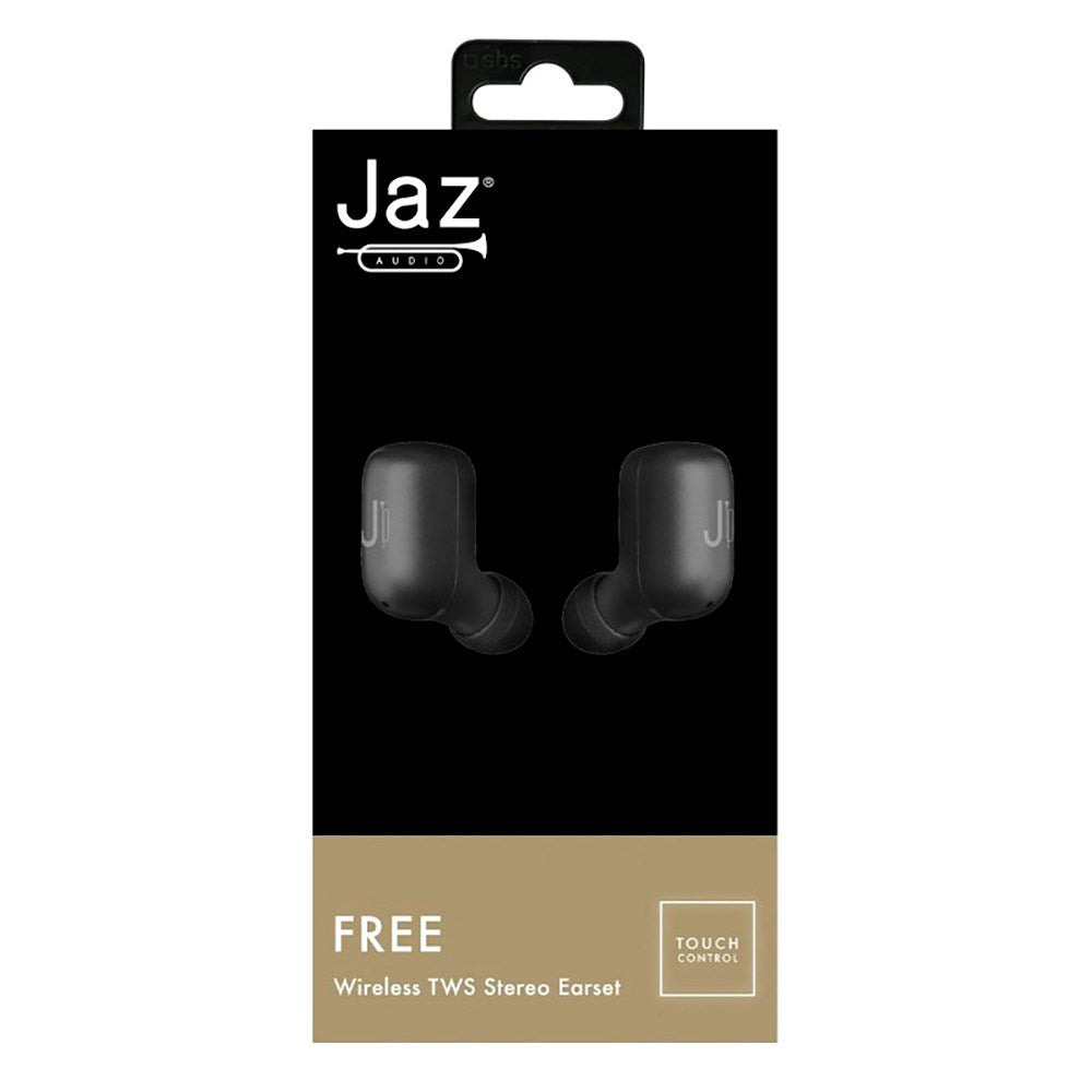 Jaz Free Twin True Wireless In-Ear Høretelefoner - Sort