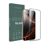 iPhone 16 Pro Mobile Origin EasyGlass - Skærmbeskyttelsesglas - Gennemsigtig / Sort Kant