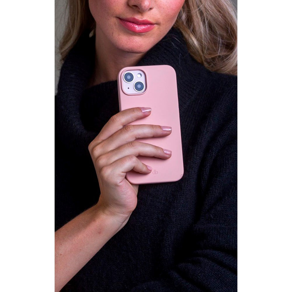 iPhone 14 Pro dbramante1928 Greenland Bagside Cover - 100% Genbrugsplastik - Pink Sand
