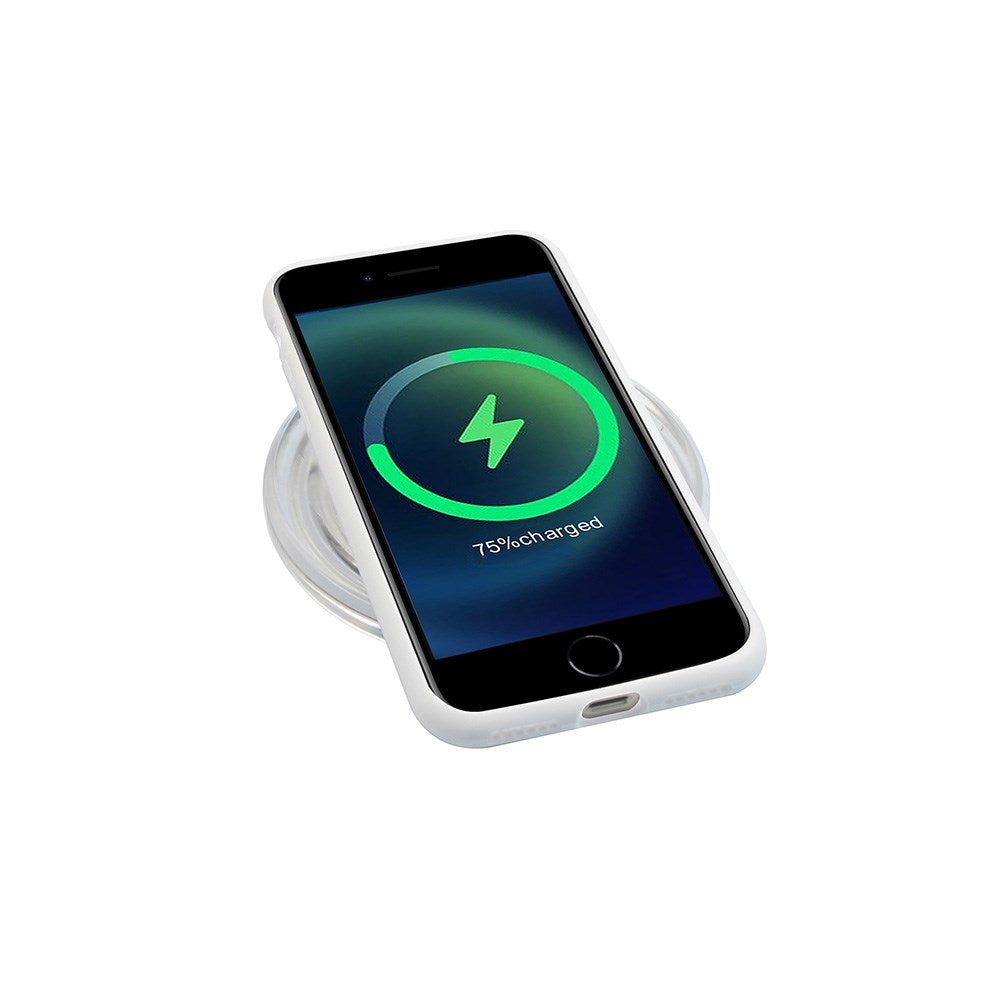 GreenMind - iPhone SE (2022 / 2020) / 8 / 7 - Foret Silikone Cover - Hvid