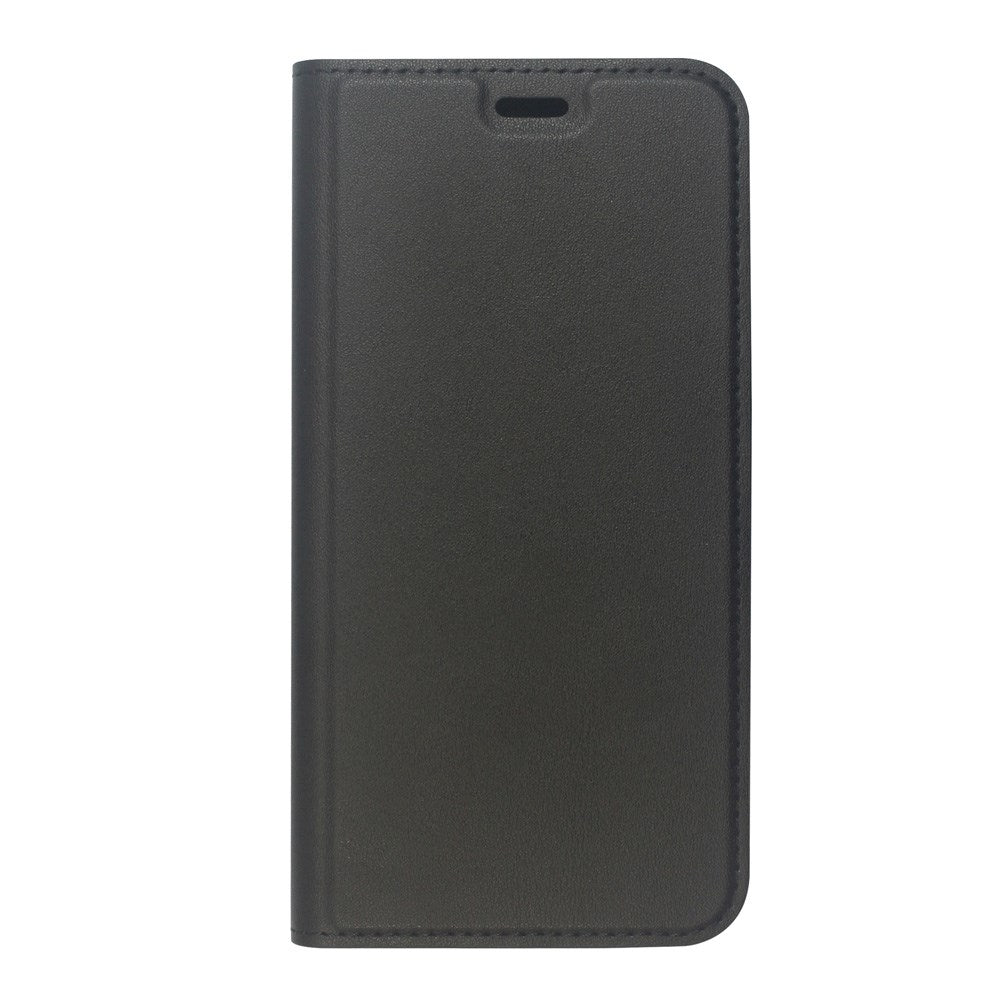 GreenMind - iPhone XS Max - Kunstlæder Flip Cover m. Kortholder & Ståfunktion - Sort