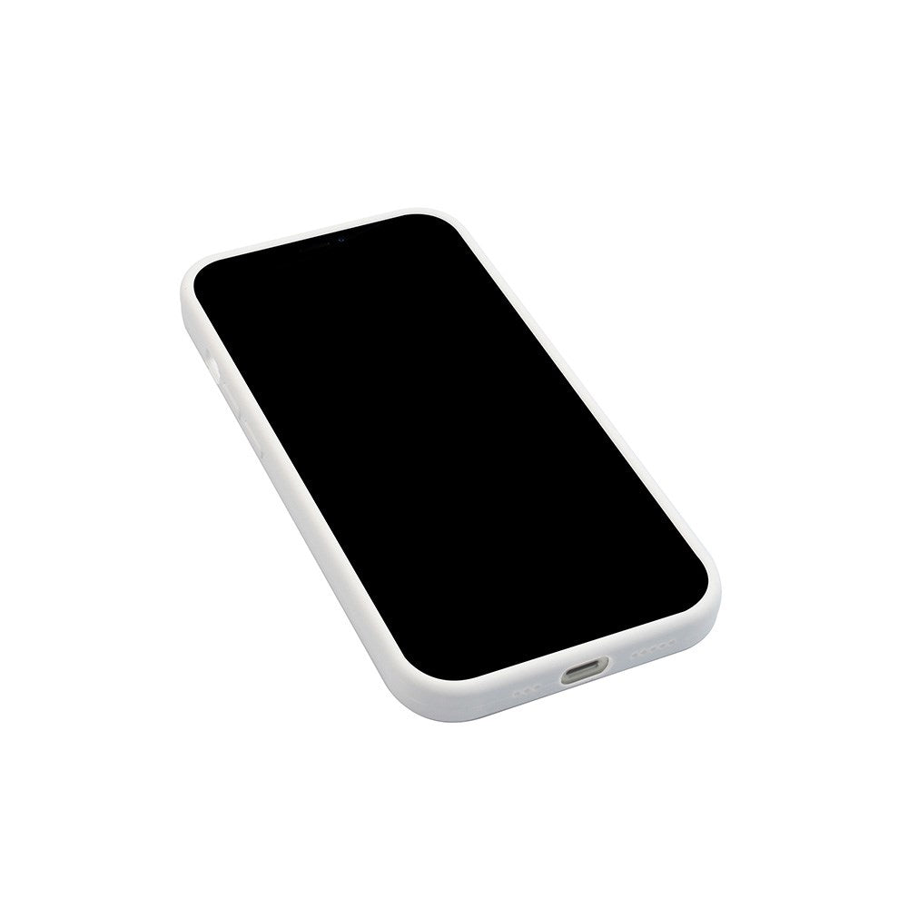GreenMind - iPhone 12 / 12 Pro - Foret Silikone Cover - Hvid
