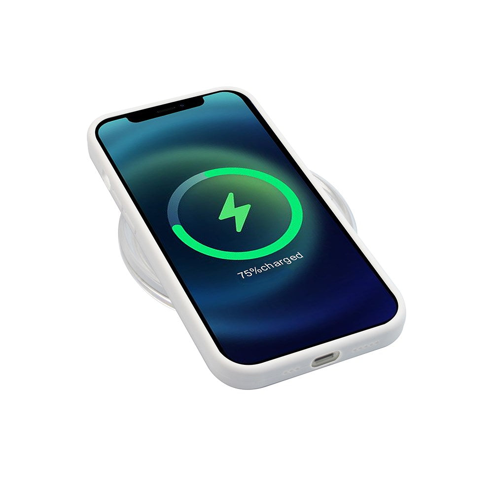 GreenMind - iPhone 14 - Foret Silikone Cover - Hvid