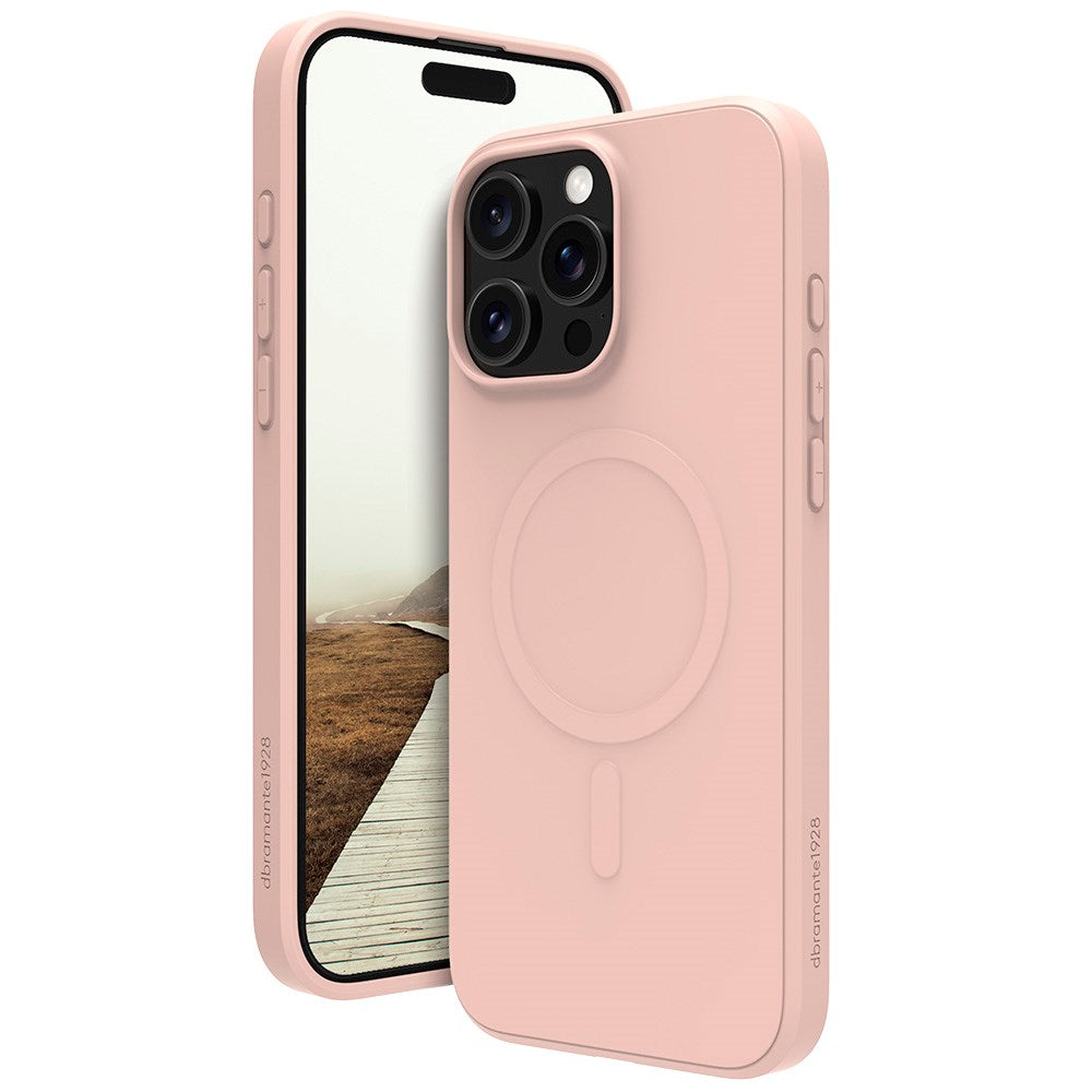 iPhone 16 Pro Max dbramante1928 Greenland Pro Cover - 100% Genbrugsplast - MagSafe Kompatibel - Pink Sand