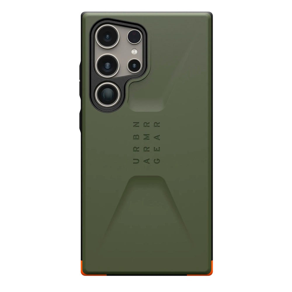 UAG Samsung Galaxy S24 Ultra CIVILIAN Series Bagside Cover - Olive