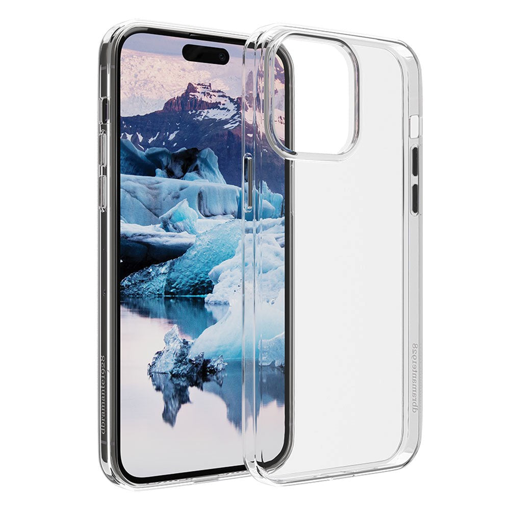 dbramante1928 iPhone 15 Pro Greenland Bagside Cover - 100% Genbrugsplastik - Clear