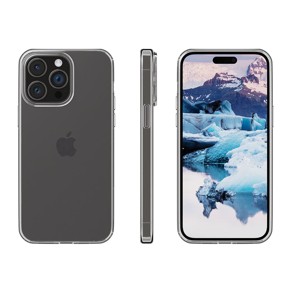 dbramante1928 iPhone 15 Pro Greenland Bagside Cover - 100% Genbrugsplastik - Clear