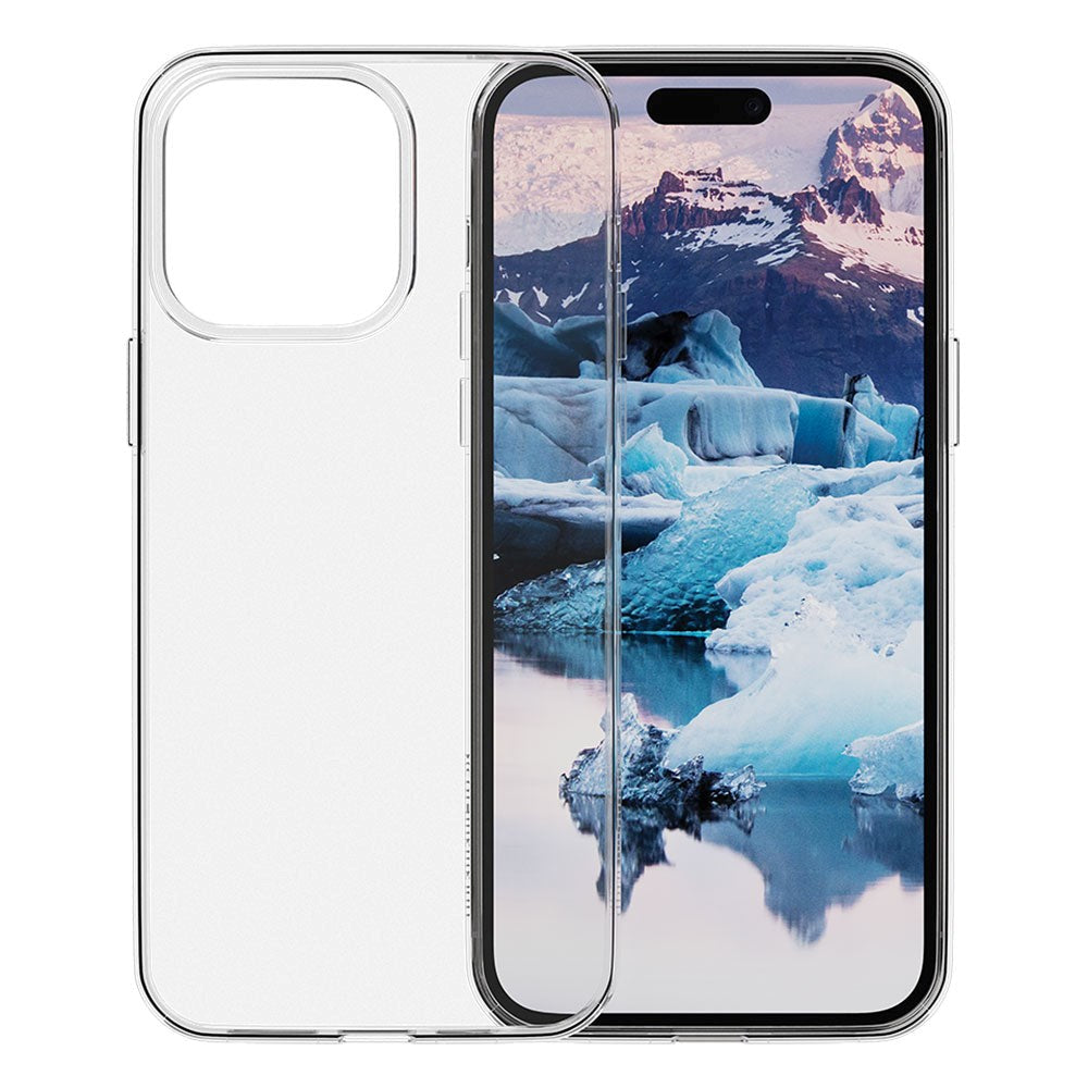 dbramante1928 iPhone 15 Pro Max Greenland Bagside Cover - 100% Genbrugsplastik - Clear