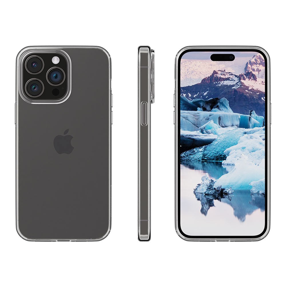 dbramante1928 iPhone 15 Pro Max Greenland Bagside Cover - 100% Genbrugsplastik - Clear