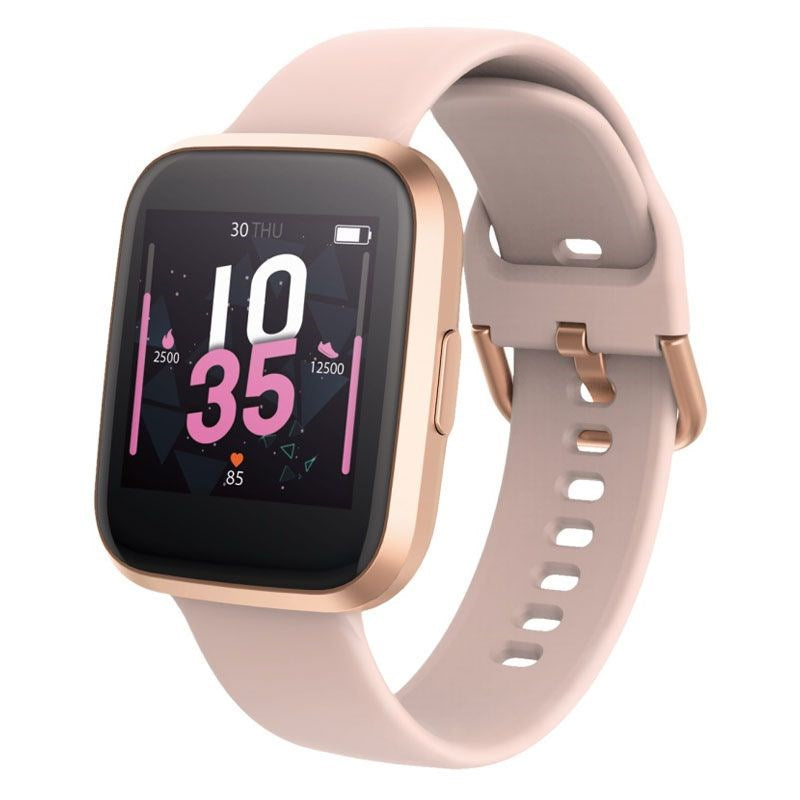 Forever ForeVigo 2 SW-310 m. Pulsmåler & Skridttæller - Fitness Smartwatch - Rose Gold