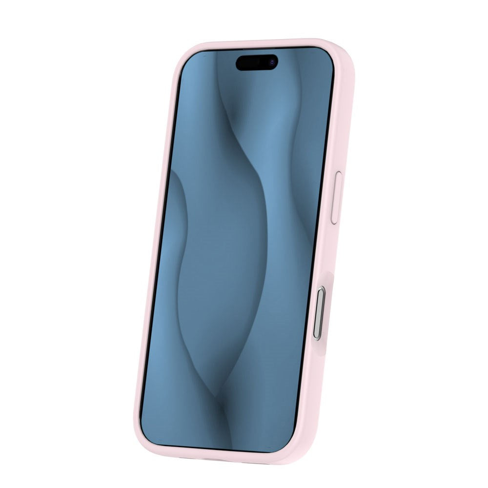 iPhone 16 Silicone Thin Mobil Cover - MagSafe Kompatibel - Lyserød