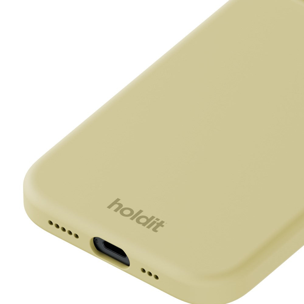 Holdit iPhone 15 Soft Touch Silikone Case - Biscotti