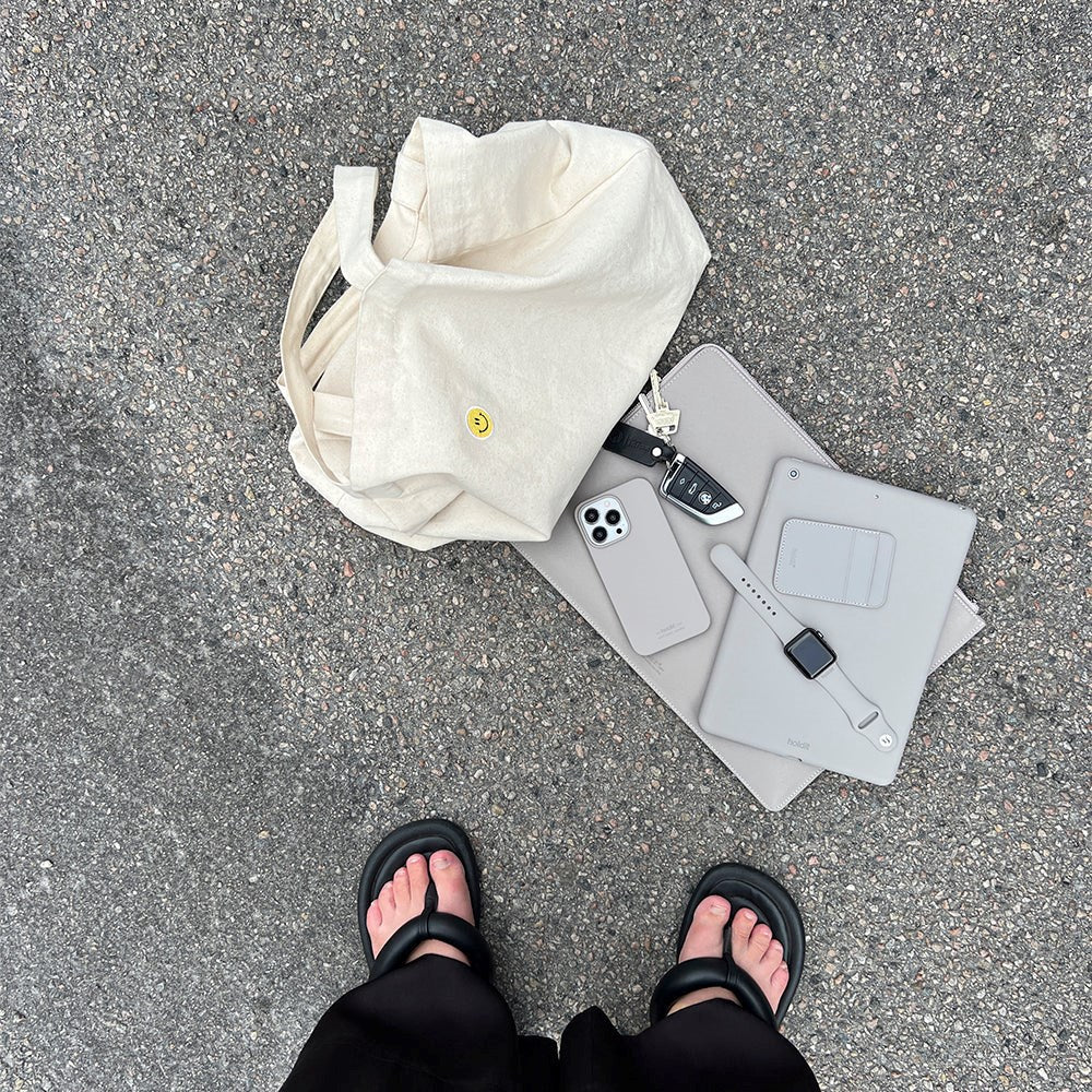 Holdit iPad Air (2022 / 2020) Silikone Bagside Mobil Cover - Taupe