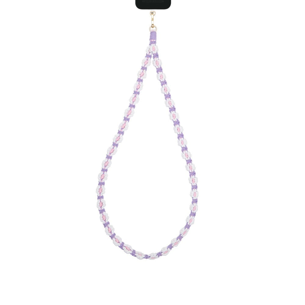 iDeal of Sweden Cord Phone Strap - Lilla Blomster
