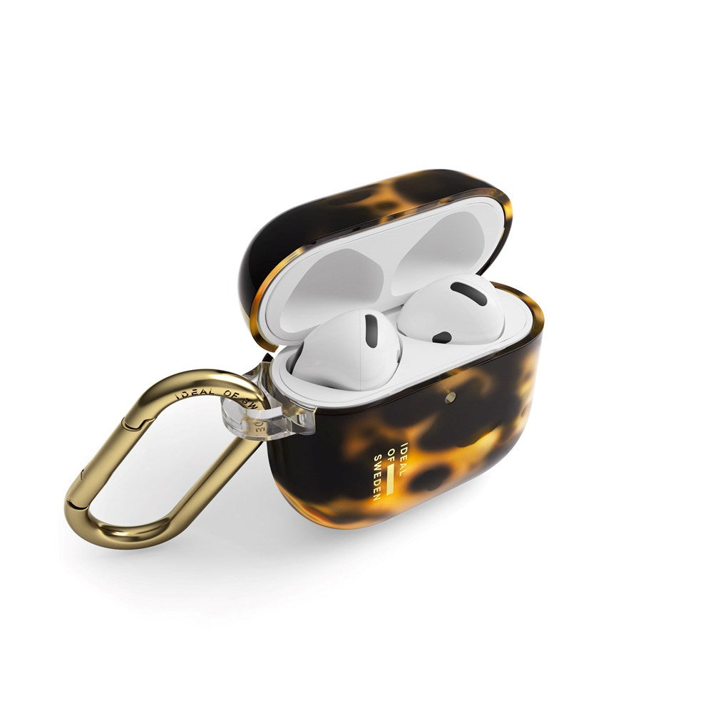AirPods (4. Gen.) iDeal of Sweden Clear Case m. Karabinhage - Tortoise