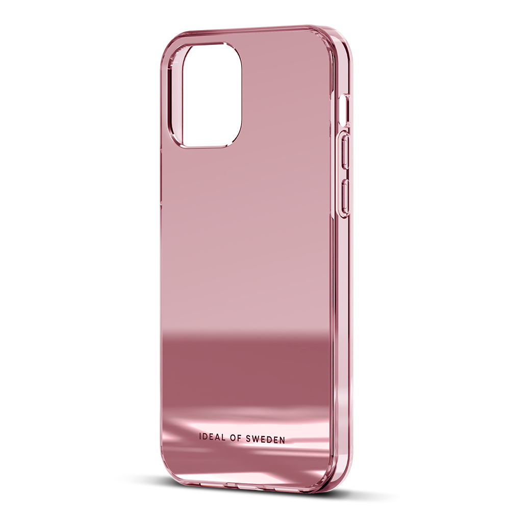 iDeal Of Sweden iPhone 12 Pro / 12 Mirror Cover - Mirror Rose Pink