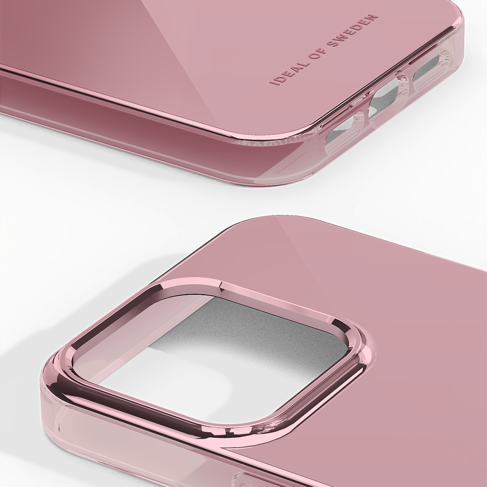 iDeal Of Sweden iPhone 14 Pro Mirror Cover - Mirror Rose Pink