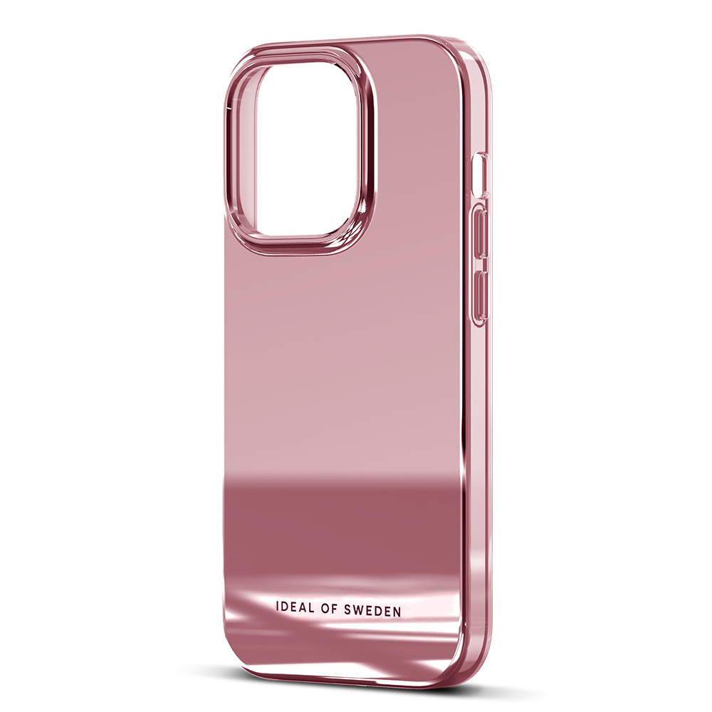 iDeal Of Sweden iPhone 14 Pro Mirror Cover - Mirror Rose Pink