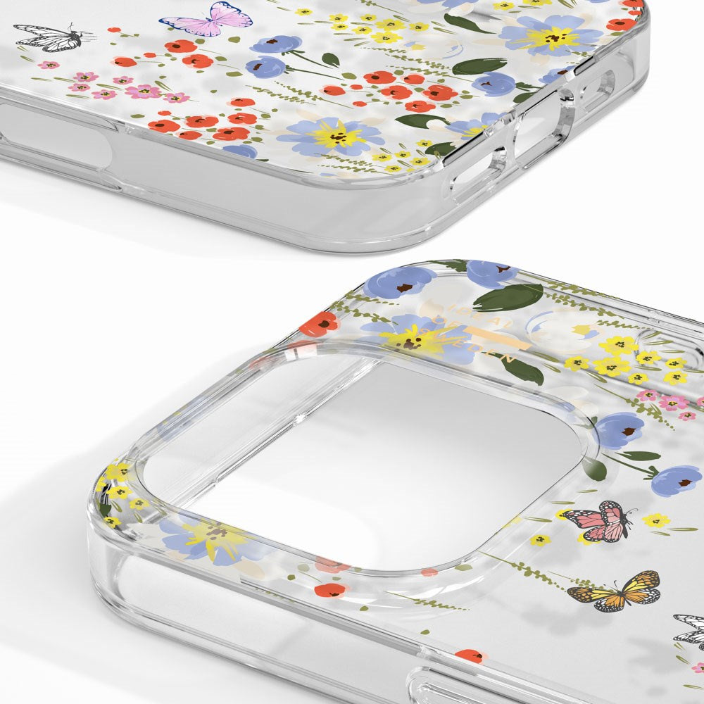 iPhone 16 Pro iDeal Of Sweden Clear Cover - Artistic Garden