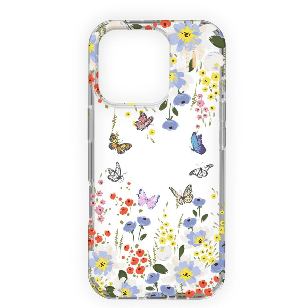 iPhone 16 Pro Max iDeal Of Sweden Clear Cover - Artistic Garden