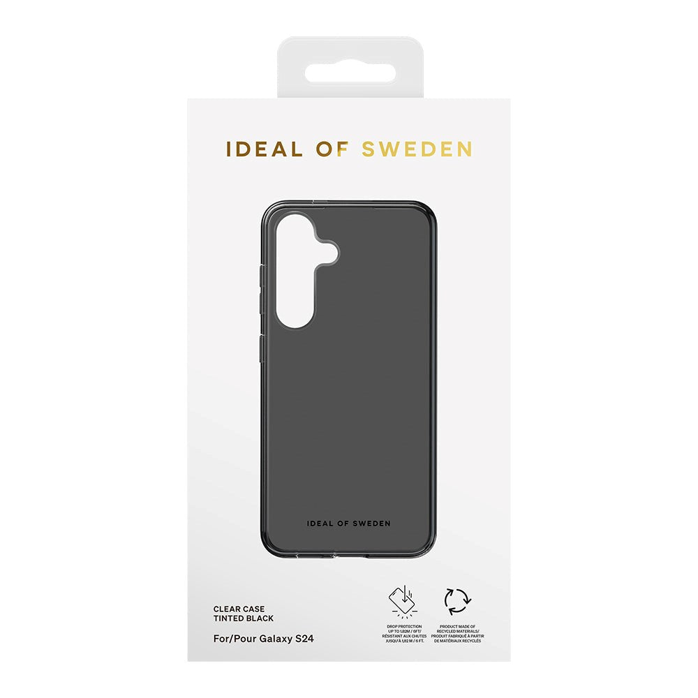 Samsung Galaxy S24 iDeal Of Sweden Clear Case Cover - Tinted Black