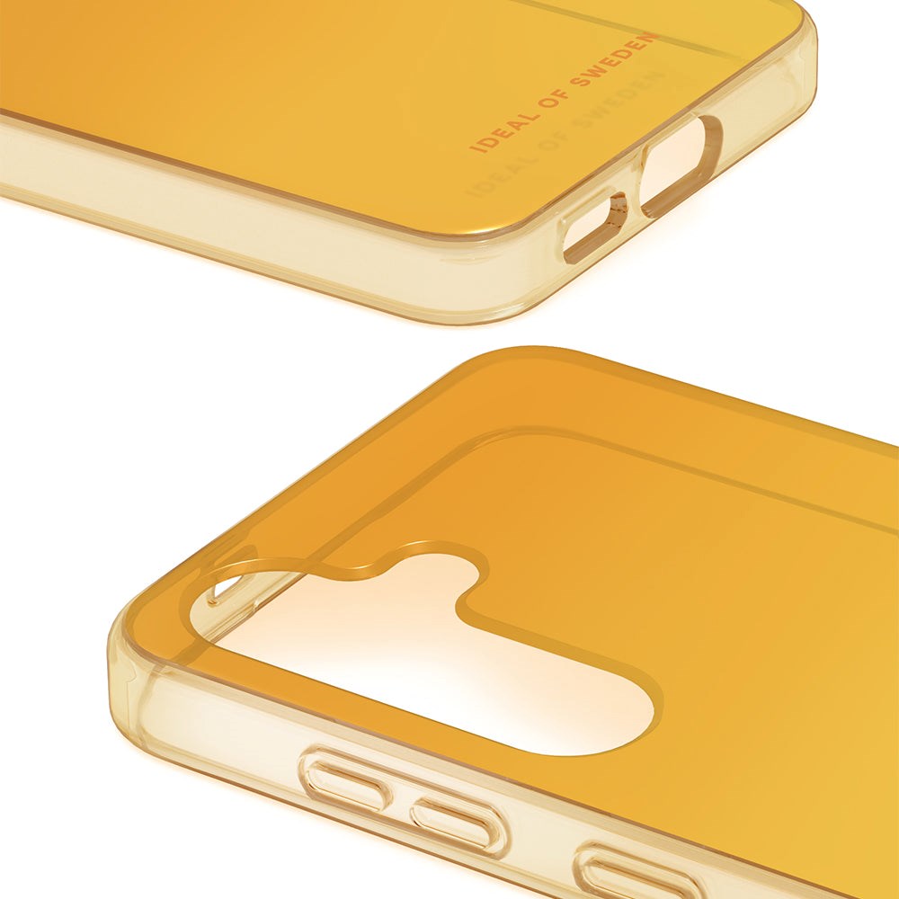 Samsung Galaxy S24 iDeal Of Sweden Clear Case Cover - Orange Spritz