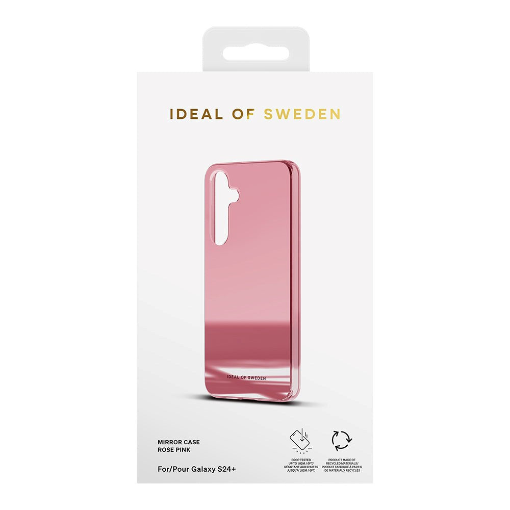 iDeal Of Sweden Samsung Galaxy S24+ (Plus) Mirror Cover - Mirror Rose Pink