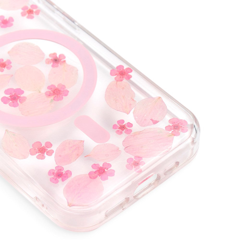 iPhone 15 Pro iDeal Of Sweden Clear Cover - MagSafe Kompatibel - Cherry Blossom