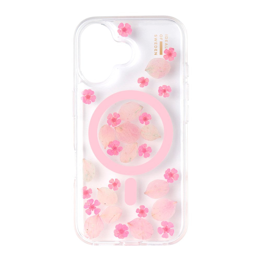 iPhone 16 iDeal Of Sweden Clear Cover - MagSafe Kompatibel - Cherry Blossom