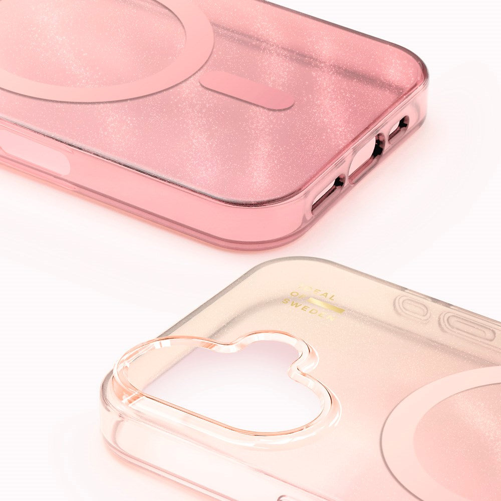 iPhone 16 iDeal Of Sweden Clear Cover - MagSafe Kompatibel - Rose Blush