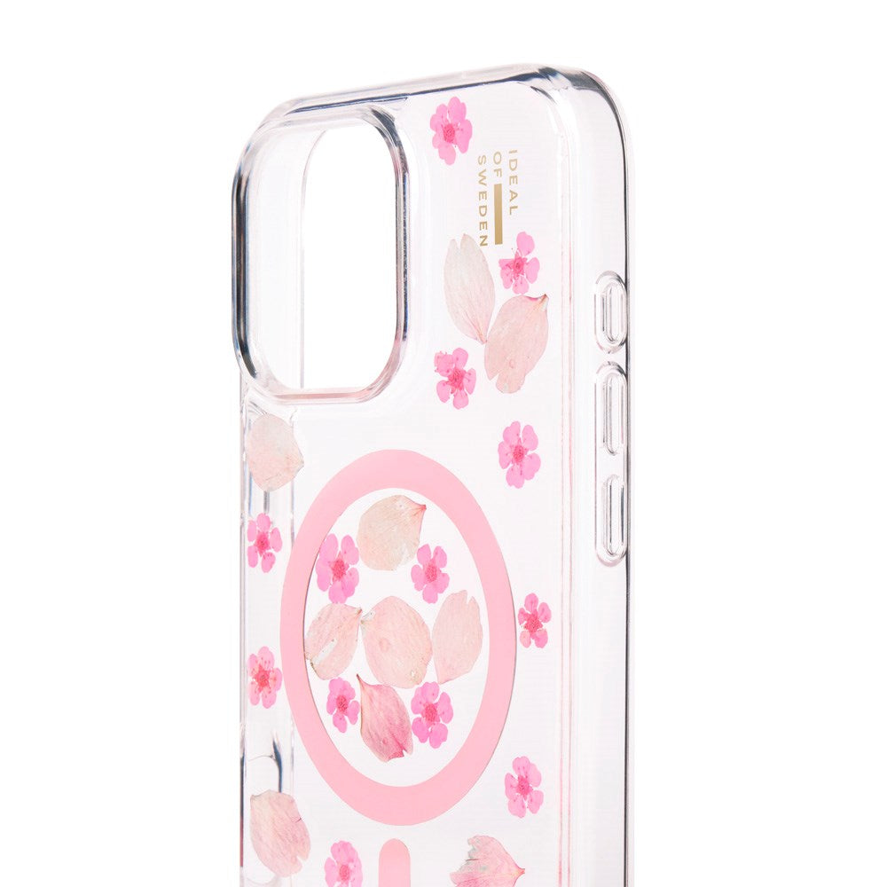 iPhone 16 Pro iDeal Of Sweden Clear Cover - MagSafe Kompatibel - Cherry Blossom