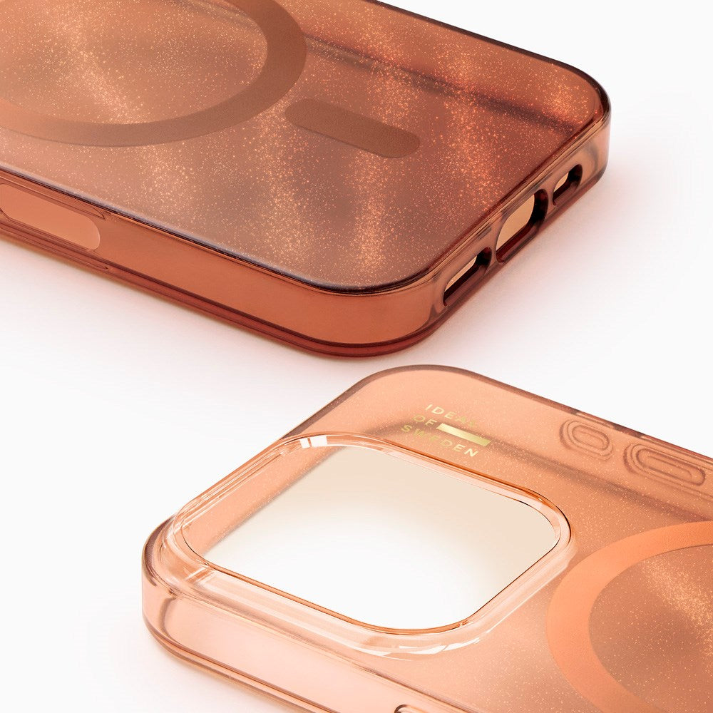 iPhone 16 Pro iDeal Of Sweden Clear Cover - MagSafe Kompatibel - Mocha Mousse