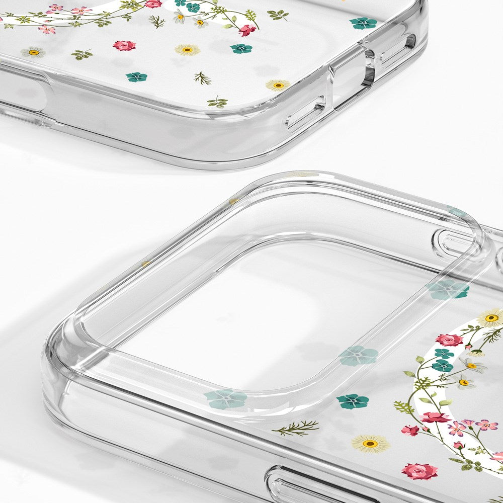 iPhone 17 Pro iDeal Of Sweden Clear Cover - MagSafe Kompatibel - Petite Floral