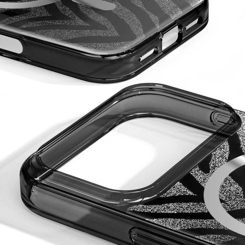 iPhone 17 Pro Max iDeal Of Sweden Clear Cover - MagSafe Kompatibel - Zebra Mystique